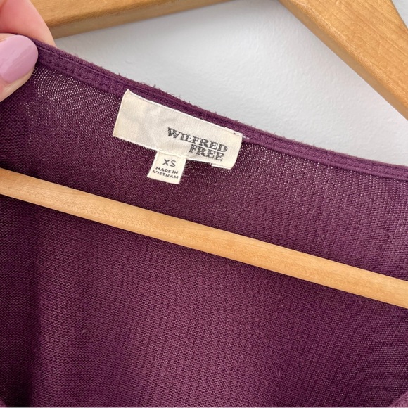 Aritzia Wilfred Free Gail Dress Purple Size XS - Picture 3 of 8